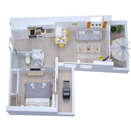 Châlons-en-Champagne Soleil D'Ete - Netflix & Wifi - Balcon - Climatisation - Parking Gratuit - Check-In 24H24 - Emplacement Velos - Goodmarning מראה חיצוני תמונה
