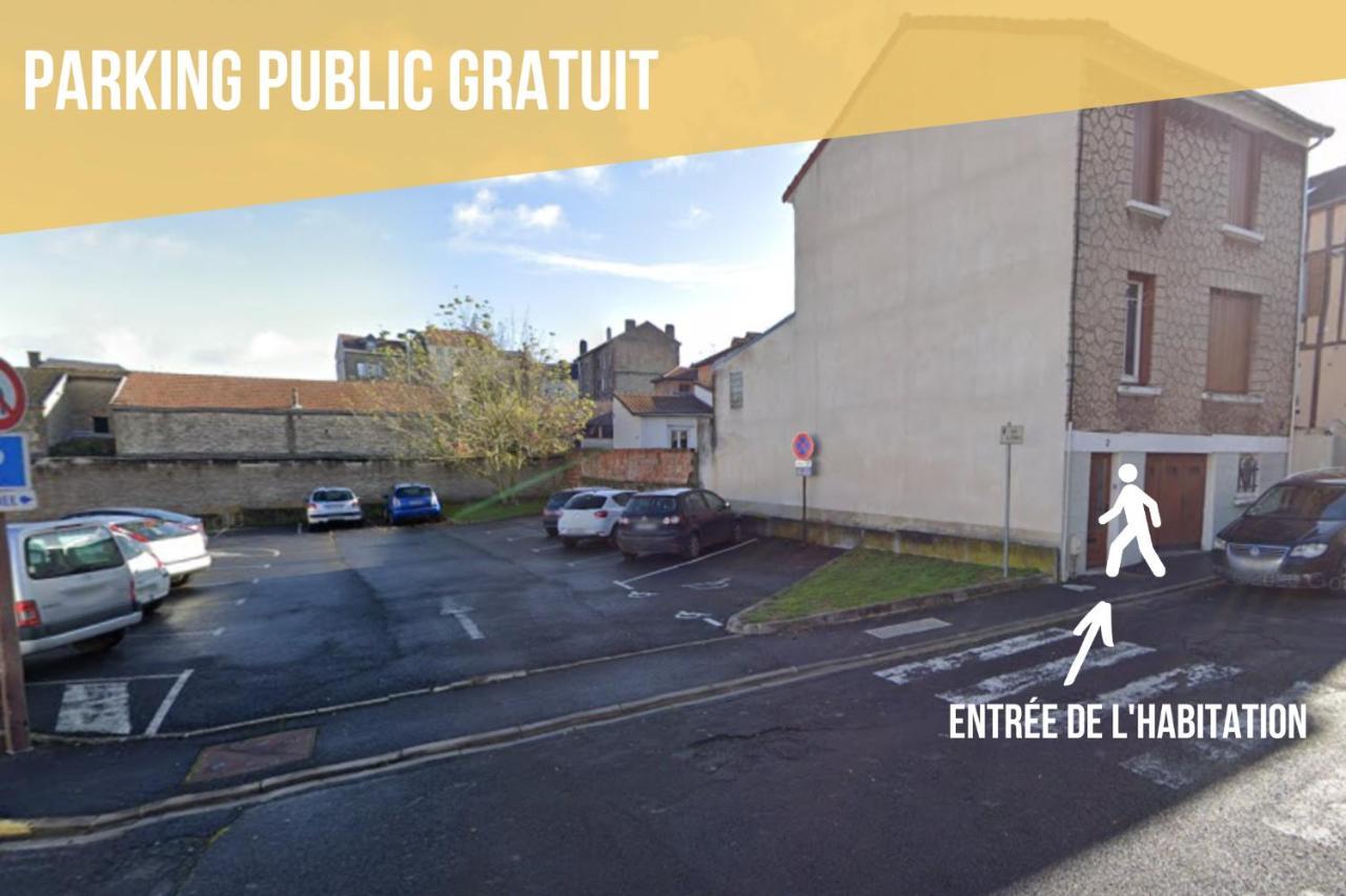 Châlons-en-Champagne Soleil D'Ete - Netflix & Wifi - Balcon - Climatisation - Parking Gratuit - Check-In 24H24 - Emplacement Velos - Goodmarning מראה חיצוני תמונה