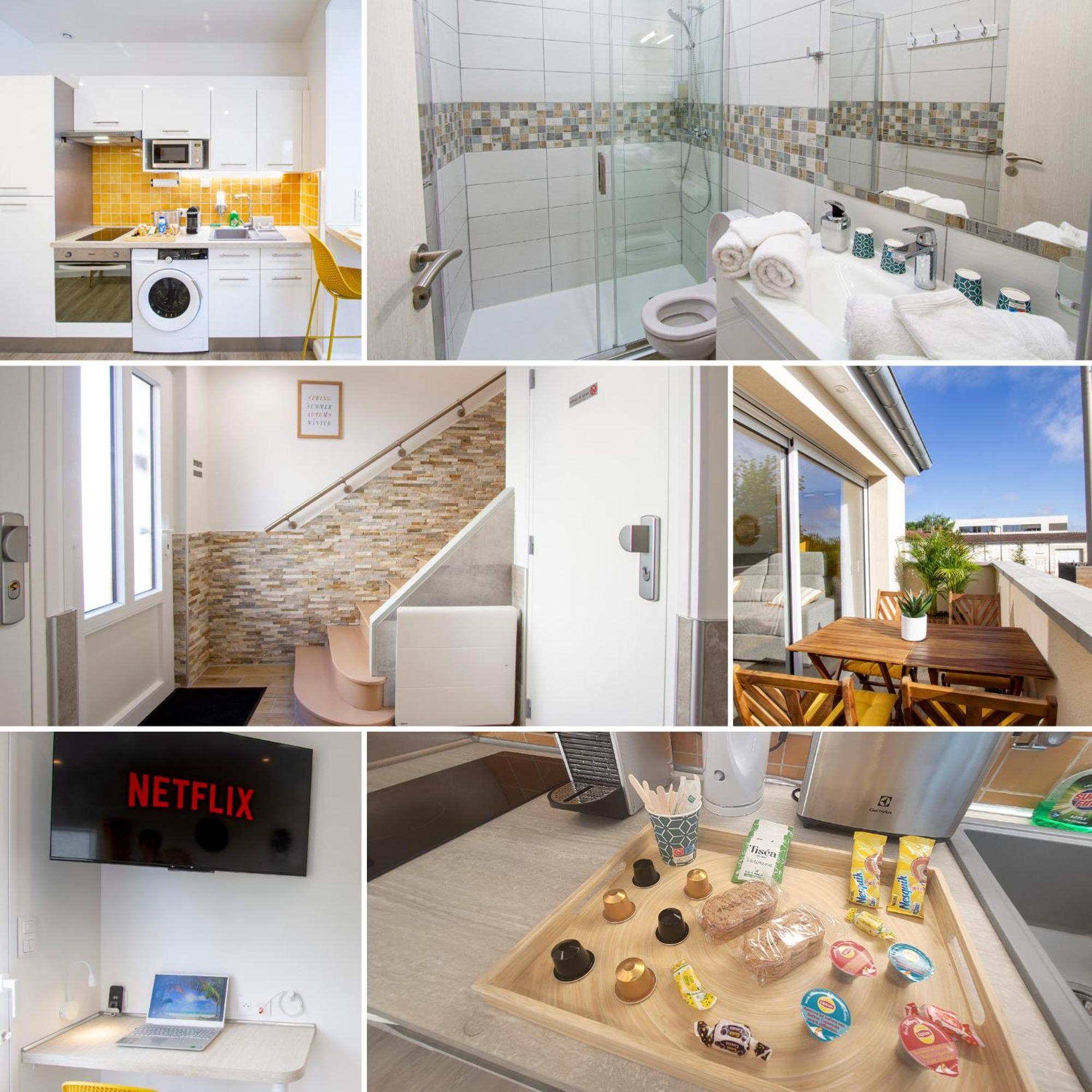 Châlons-en-Champagne Soleil D'Ete - Netflix & Wifi - Balcon - Climatisation - Parking Gratuit - Check-In 24H24 - Emplacement Velos - Goodmarning מראה חיצוני תמונה
